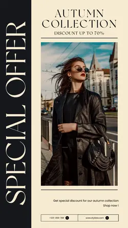 Minimalist Fashion Promotion Instagram Story