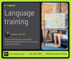 Education Language training Branding Modern