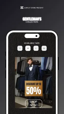 Fashion Gentleman Sale Instagram Story