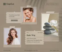 Personal care Hair wig  New arrivals Retro