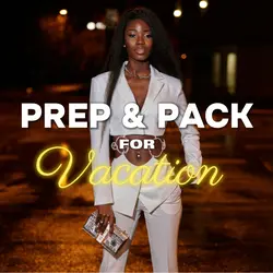 Prep & Pack for Vacation Youtube Thumbnail