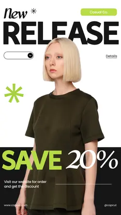 Fashion Product New Release Instagram Story