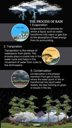 Non-Marketing Infographic The Process Of The Rain 