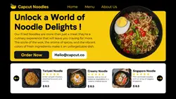 Food and Beverage Menu Noodles Facebook Cover