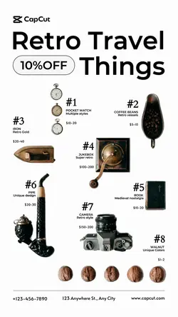 Home furnishings  Goods  Disseminate  Retro style