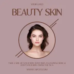 Beauty Skin Product Display Instagram Post
