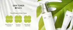 Cosmetics and Personal Care Product Showcase - Minimalistic Style for Facial Care