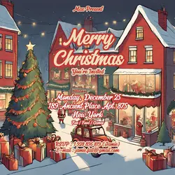 Christmas Day Invitation Linkedin Post