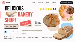 Food & Baverage Bakery Product Promotion Display
