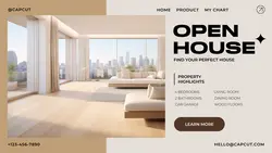Household Open House Promotion Twitter Post