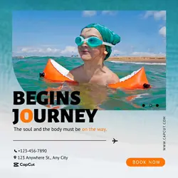 Travel seaside trip showcase Simplicity