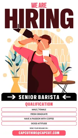 Business Barista hiring
