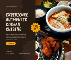 Korean Food Product Display