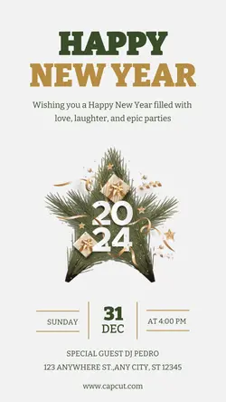 Happy Newyear Instagram Story