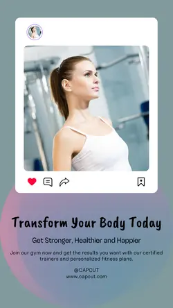 Workout & Fitness Announcement