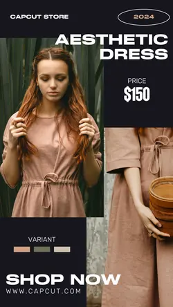 woman fashion DRESS aesthetic