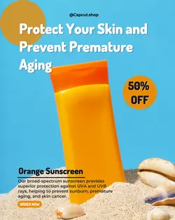 sunscreen promotion for instagram post
