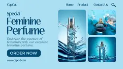 Perfume Fashion Promotion Web