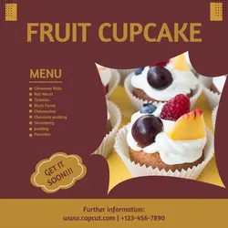 Food & Beverage Cake Promotion Instagram Post