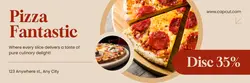 Pizza Fantastic Discount Promotion Twitter Header