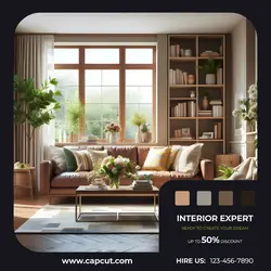 Interior Design Minimalist Instagram Post