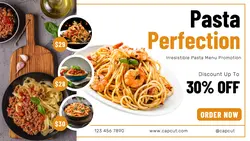 Pasta Perfection Promotion Twitter Post