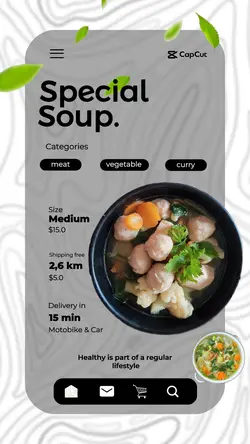 Soup Promotion Instagram Story