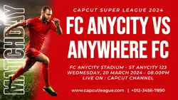 Other Soccer Match Poster YouTube Thumbnail
