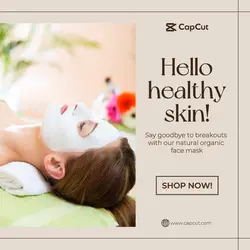Face Mask New Release Instagram Post Minimalist