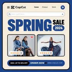 2024 Spring Fashion Sale Instagram Post