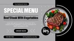 Restaurant Special Menu Twitter Post