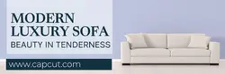 Non-marketing, Email header, modern luxury sofa