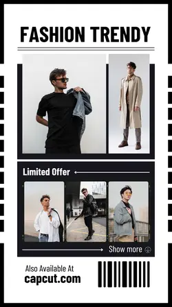 5 Multi-Product Fashion Trendy - Minimalist Black