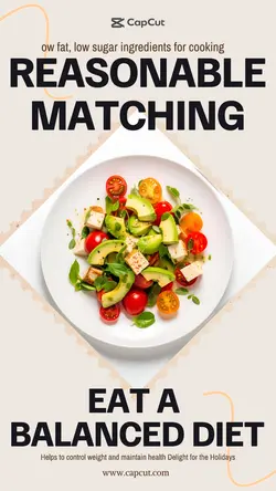 Foods & Beverage Recommended Display Eat a balanced diet weak marketing