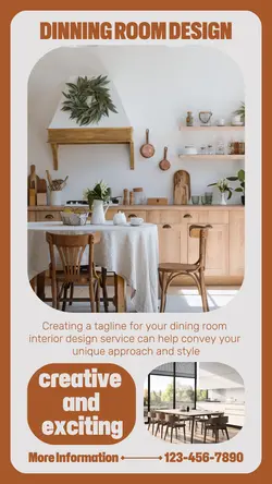 Household Dinning Room Design Instagram Story