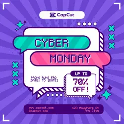 Cyber Monday Sale Poster 