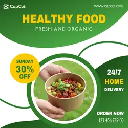 Healthy Food Social Media Template