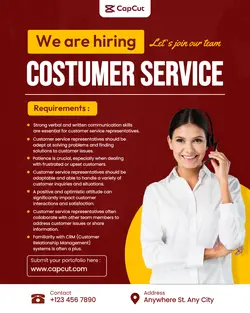 Business Hiring Costumer Service