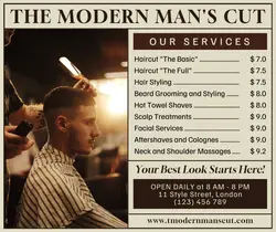 Personal Care Barber Shop Service Facee