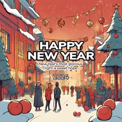 New Year Greetings Linkedin Post