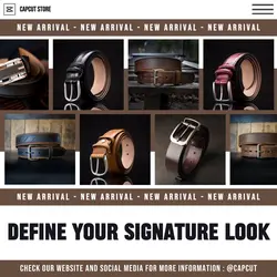 Fashion Belt Display Instagram Post