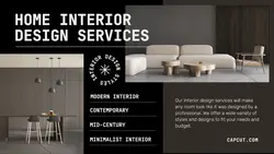Business Interior Design Twitter Post