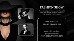 Fashion Show Facebook Ad