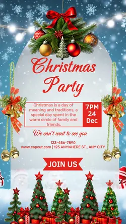 Christmast party invitation