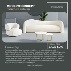 Concept Furniture Template Post Instagram Minimalist