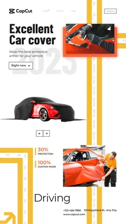 Auto parts Car cover Exhibit Simple