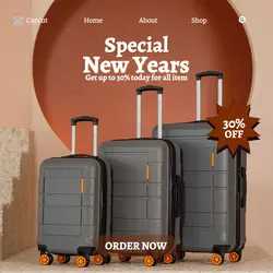 Suitcase Modern promotion instagram post