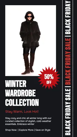 Black Friday Fashion Sale Instagram Story