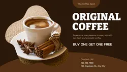Coffe Promotion Twitter Post