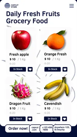 Fresh Fruit Product Promotion Instagram Story